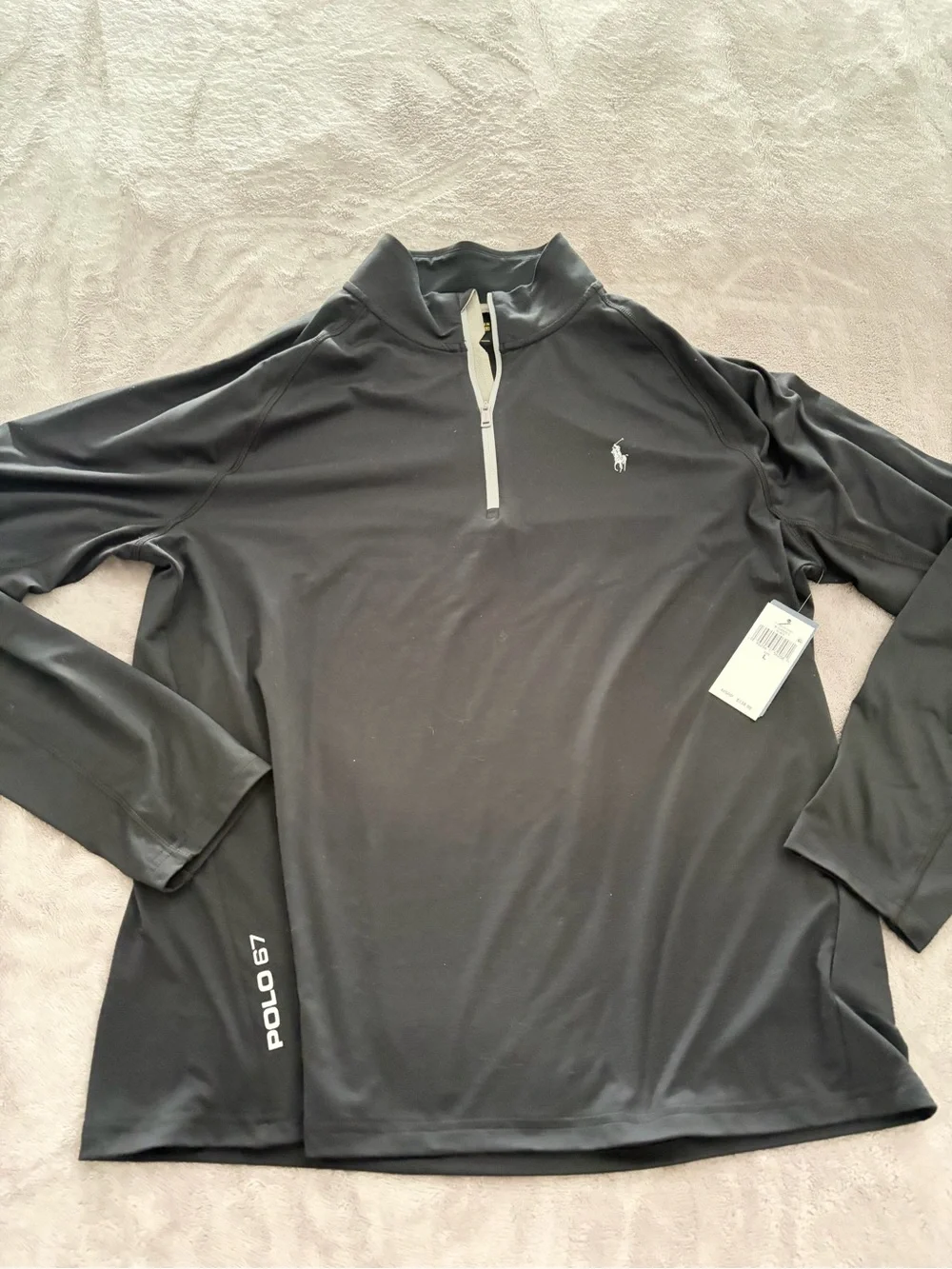Men’s Ralph Lauren Polo Performance Black Shirt brand new w Tag